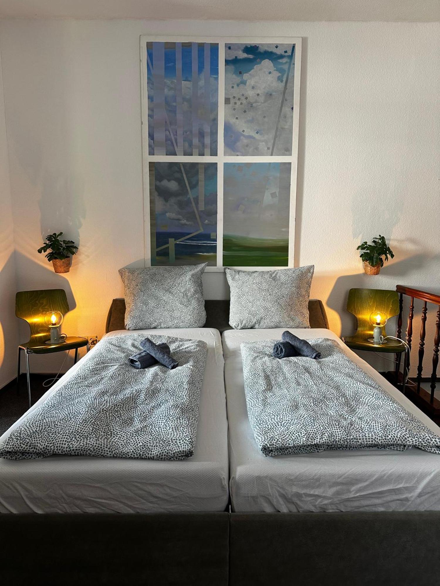 Maisonettewohnung Im Loft Stil Mit Wunderschoener Terrasse Karlsruhe Exterior foto